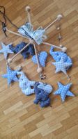 Baby Mobile blau mit Elefanten und Sternen