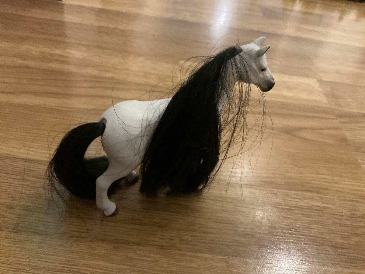 Schleich Giocattoli: Schleich Pferd schwarze Mähne – Usato da Jona venduto da Rubinrot