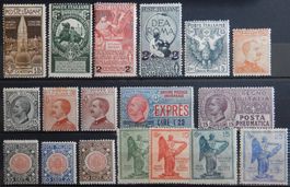 Italien ex. Kat. 105-147 * 1912/21 Kat. 95 Euro