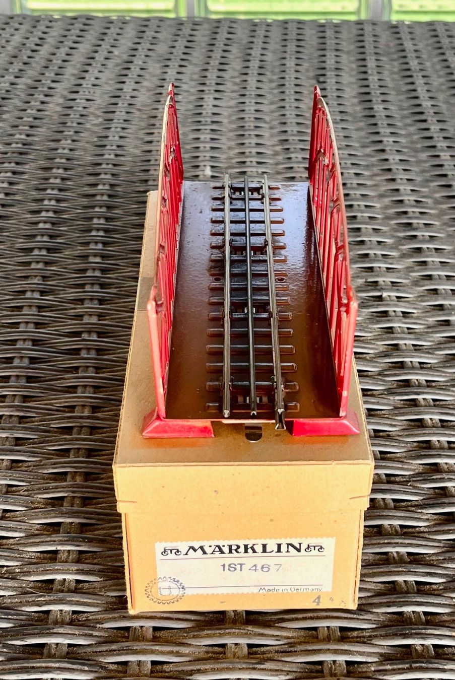 Märklin Modellini di ferrovie: Märklin 467 rote Brücke – Usato da Bleiken venduto da hbw45 1