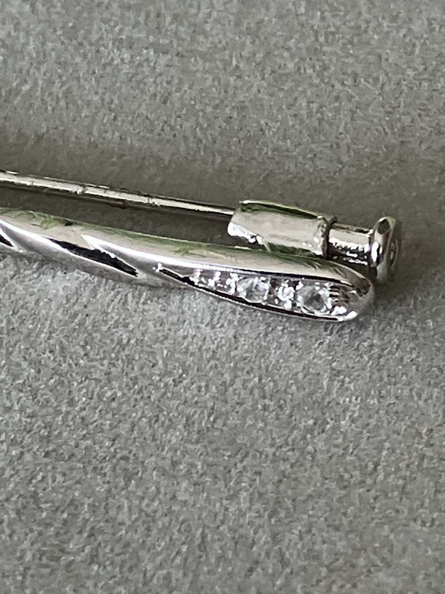 Spille & Fermagli: Silber Brosche 800er mit 2 Brillanten – Nuovo (secondo la descrizione) da Flums venduto da mya_2lh9 2