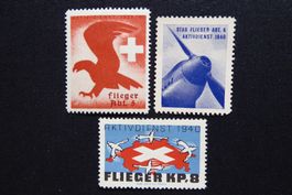 (m403) Flieger Wit 53/1 + 57/1 + 64/1 *