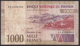 Ruanda 1000 Francs 1994