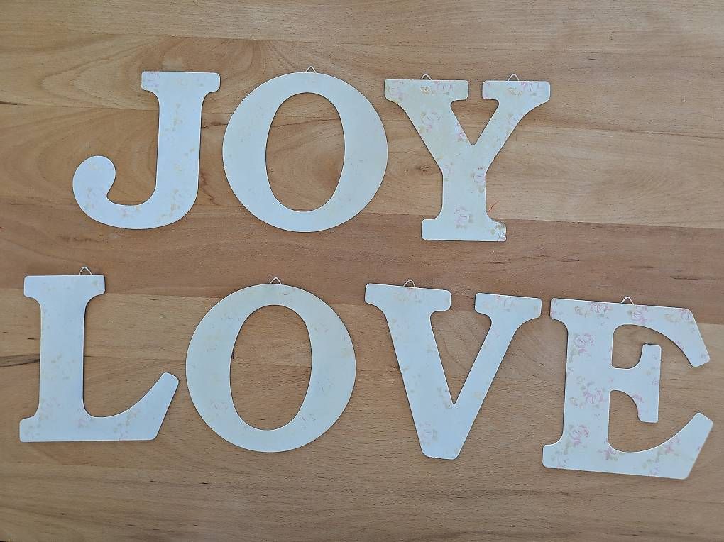 Tutte le decorazioni: 3xShabby chic Metallbuchstabenset – Usato da Zufikon venduto da Baum03 1
