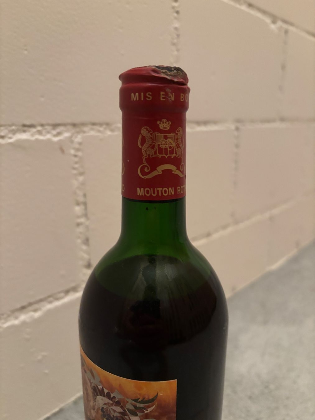 Mouton Rothschild Vins: CHATEAU MOUTON ROTHSCHILD 1987 – D'occasion à Walchwil par watch1510 2