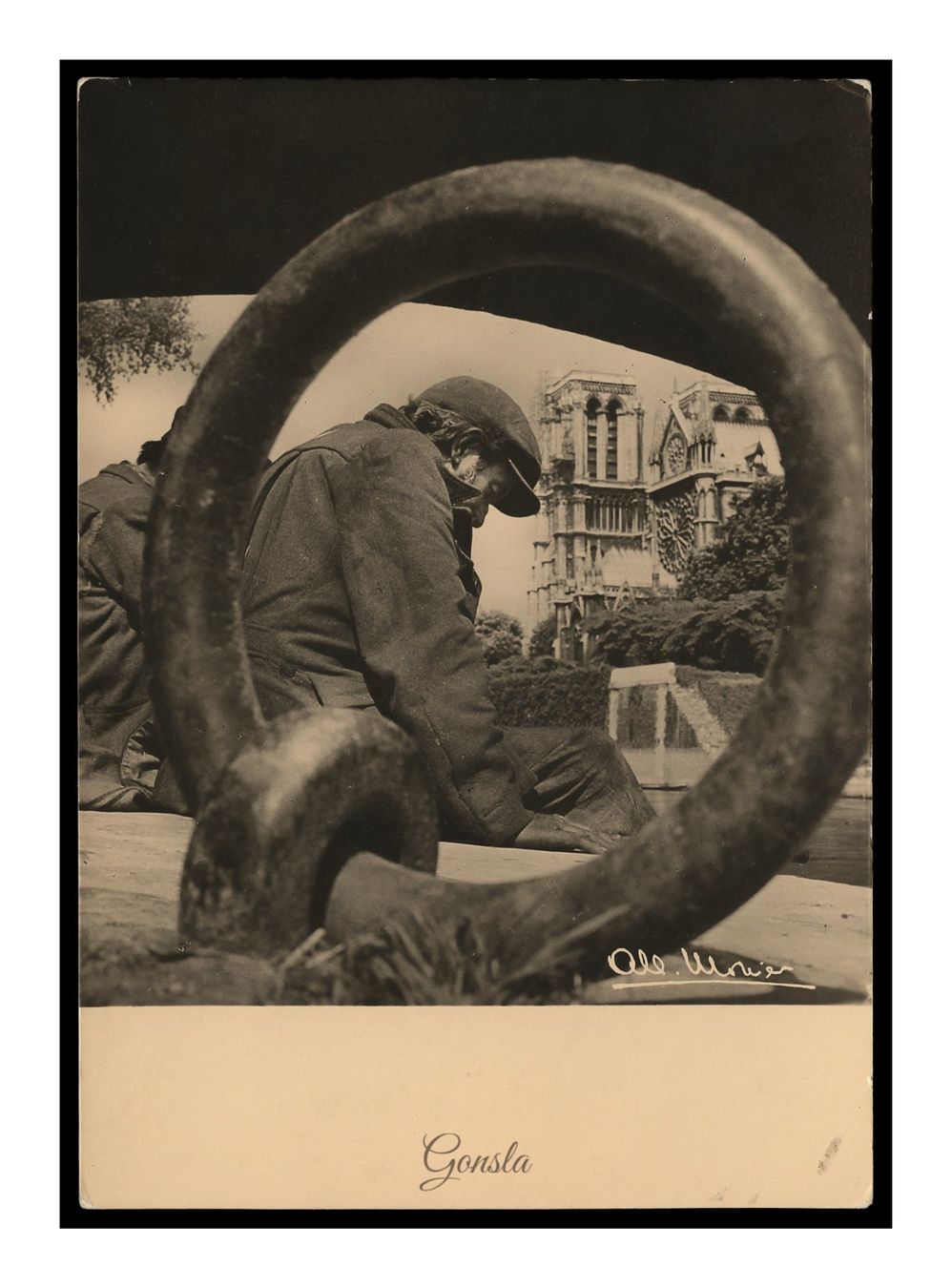 Cartoline postali: PARIS - 1951 "Albert Monnier" (Lot de 5x C.P. – Usato da Onex venduto da gonsla01 9