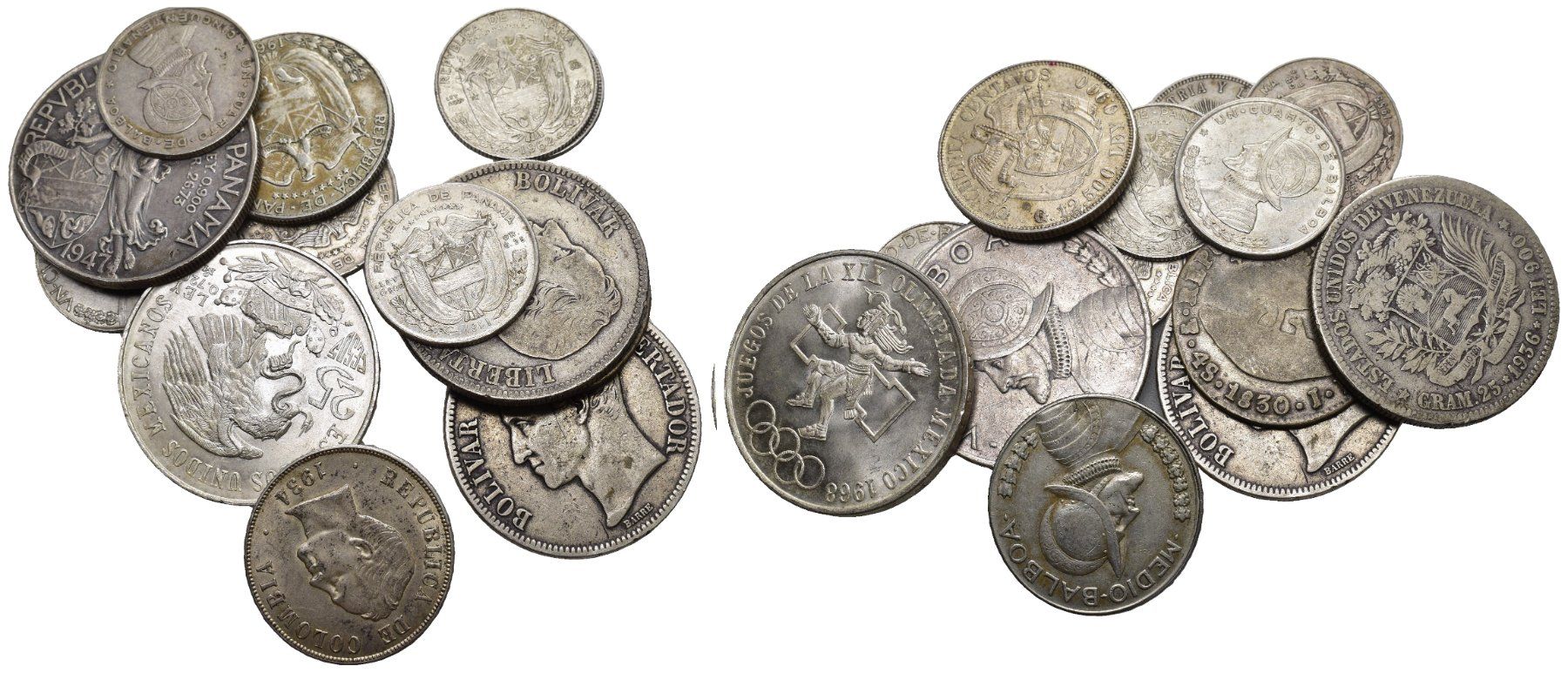 Tutti le monete: Mittel & Südamerika Lot – Usato da Bern venduto da numismatictops