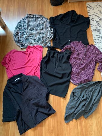 Damen Oberteile-Set, 7 Stk.Grösse S