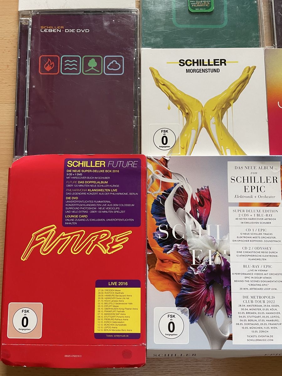 CD: CD / DVD Sammlung Schiller mit 16 Alben – Usato da Schlieren venduto da Mymainman 1