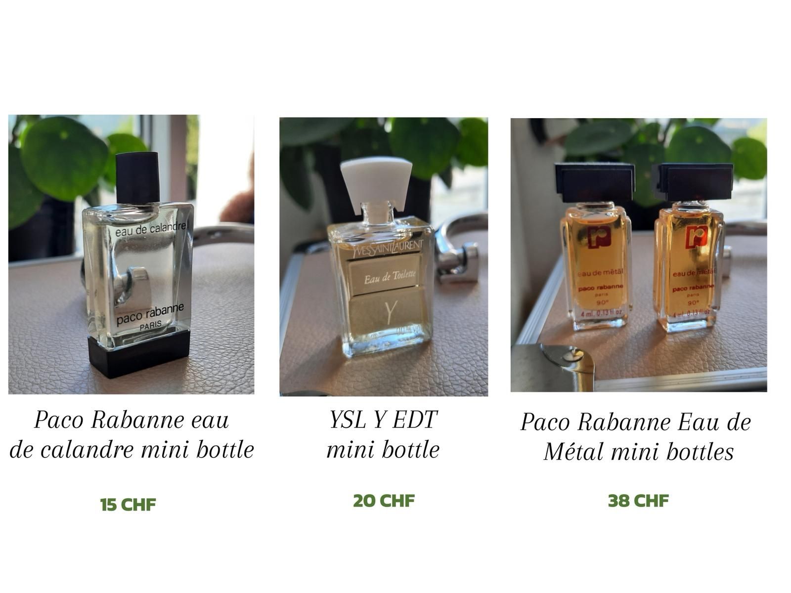 Parfums & Eau de Toilette: Mini Parfum Flaschen Sammlung – Neuf (Voir description) à Chur par lif_sv5c 2