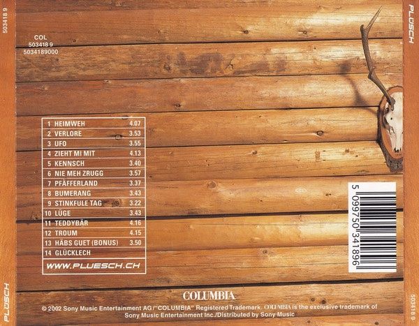 CD: PLÜSCH (CD) Plüsch – Usato da Zürich venduto da Tarafo5 1