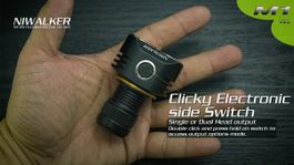 Niwalker ETmini V2S M1 Mini Lampe mit 3000 Lumen inkl Akku
