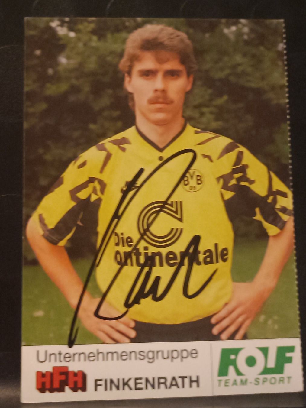 Autografi: Steffen Karl - BVB - Borussia Dortmund - Handsigniert – Usato da Menziken venduto da Artographs