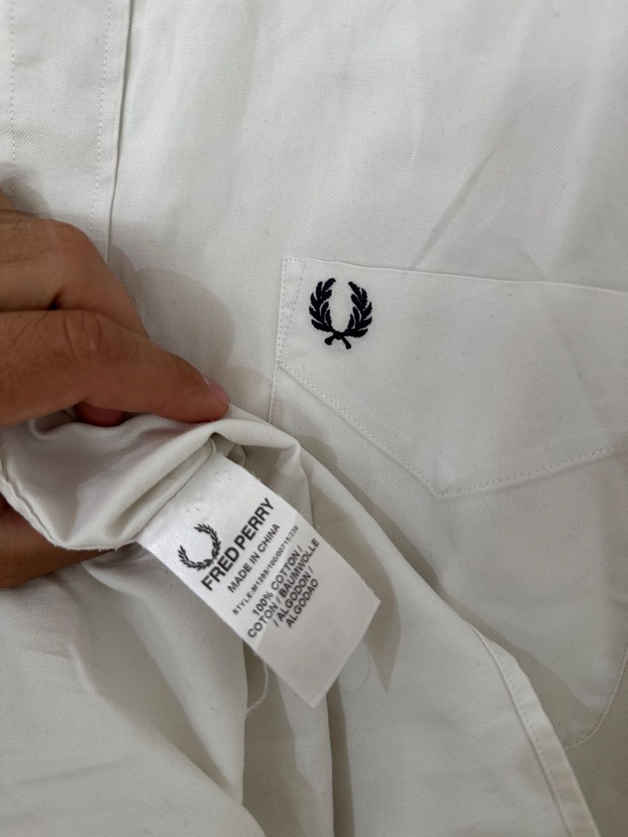 Fred Perry Magliette Polo: Fred Perry Herren Kurzarm Hemd XL weiss oryginal – Nuovo (secondo la descrizione) da Wetzikon ZH venduto da Jan_wojt 5