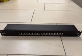 Digitus DN-91616S-B 16 Port Cat.6 LAN RJ45 19Zoll Patchpanel