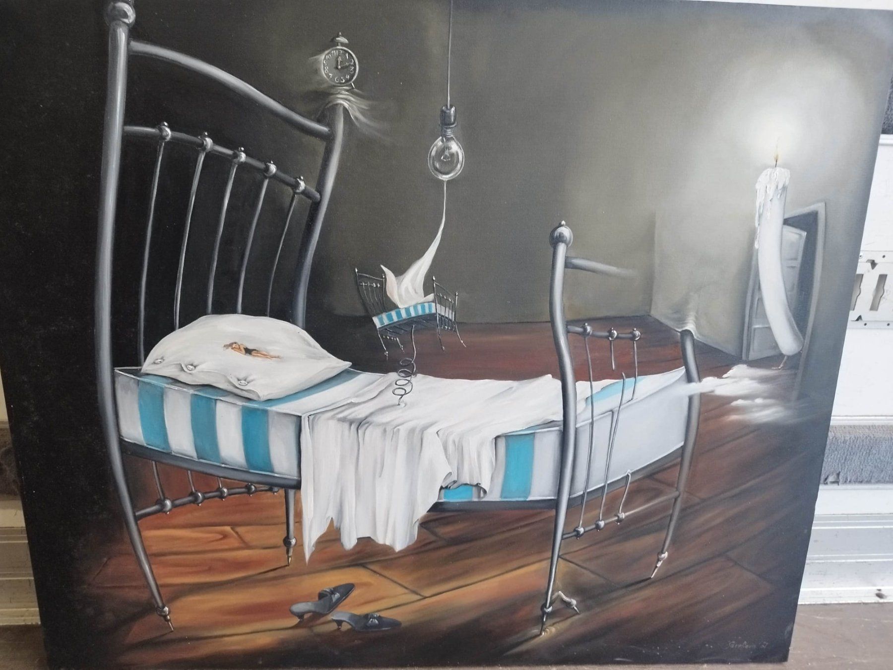 Dipinti: Oelbild  von Savielieva Bett – Usato da St. Gallen venduto da Hillsong