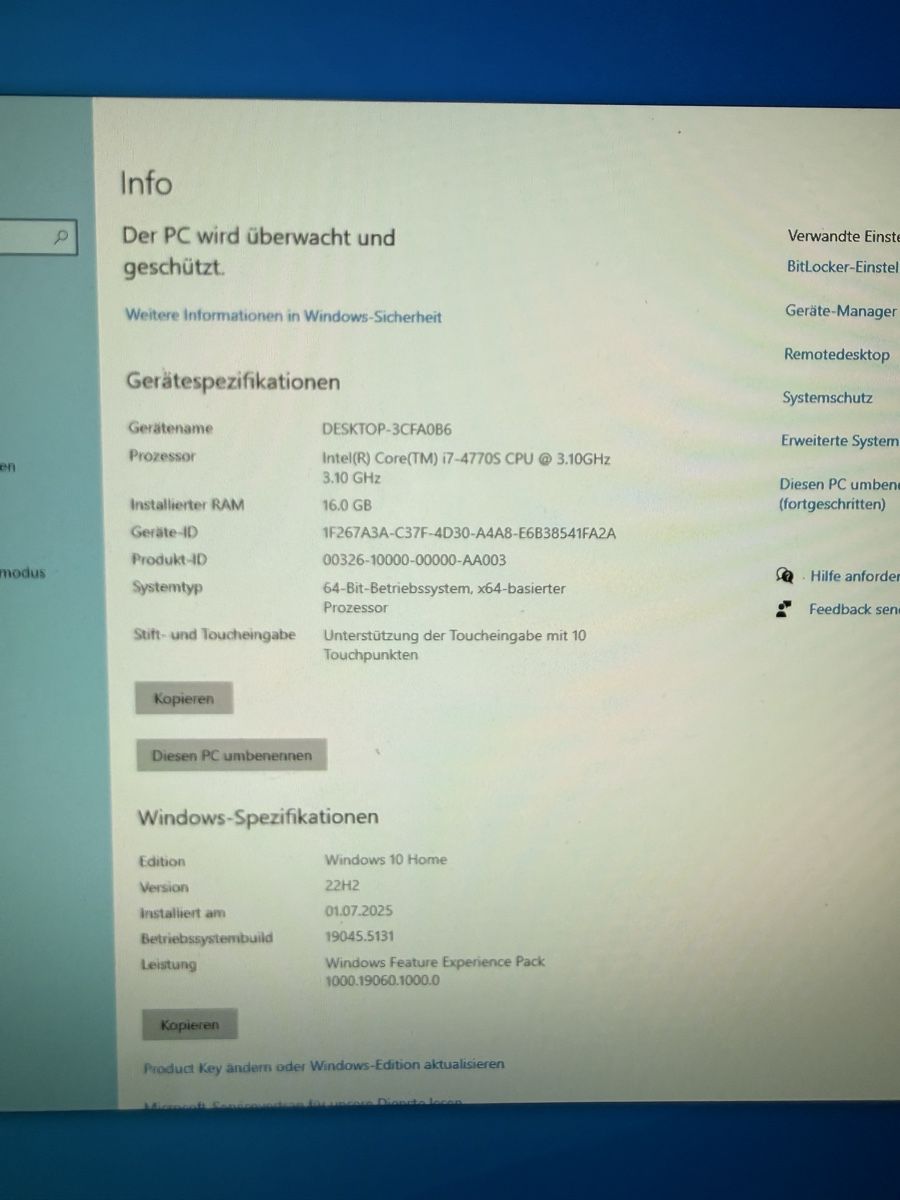 Dell PCs: Desktop Dell Touchscreen – D'occasion à Luzern par Entofino 1