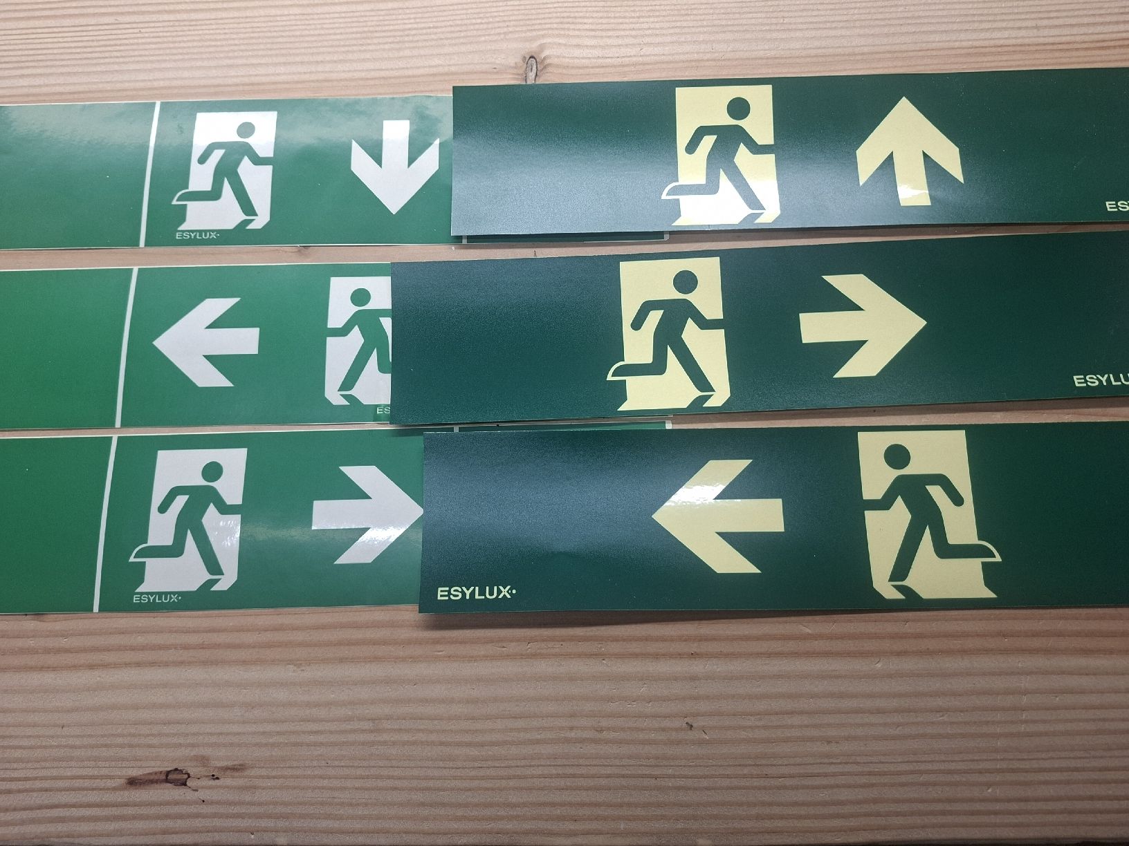 Sticker: Not Fluchtweg Aufkleber 6 Stück – Nuovo (secondo la descrizione) da Neunkirch venduto da MaElekt