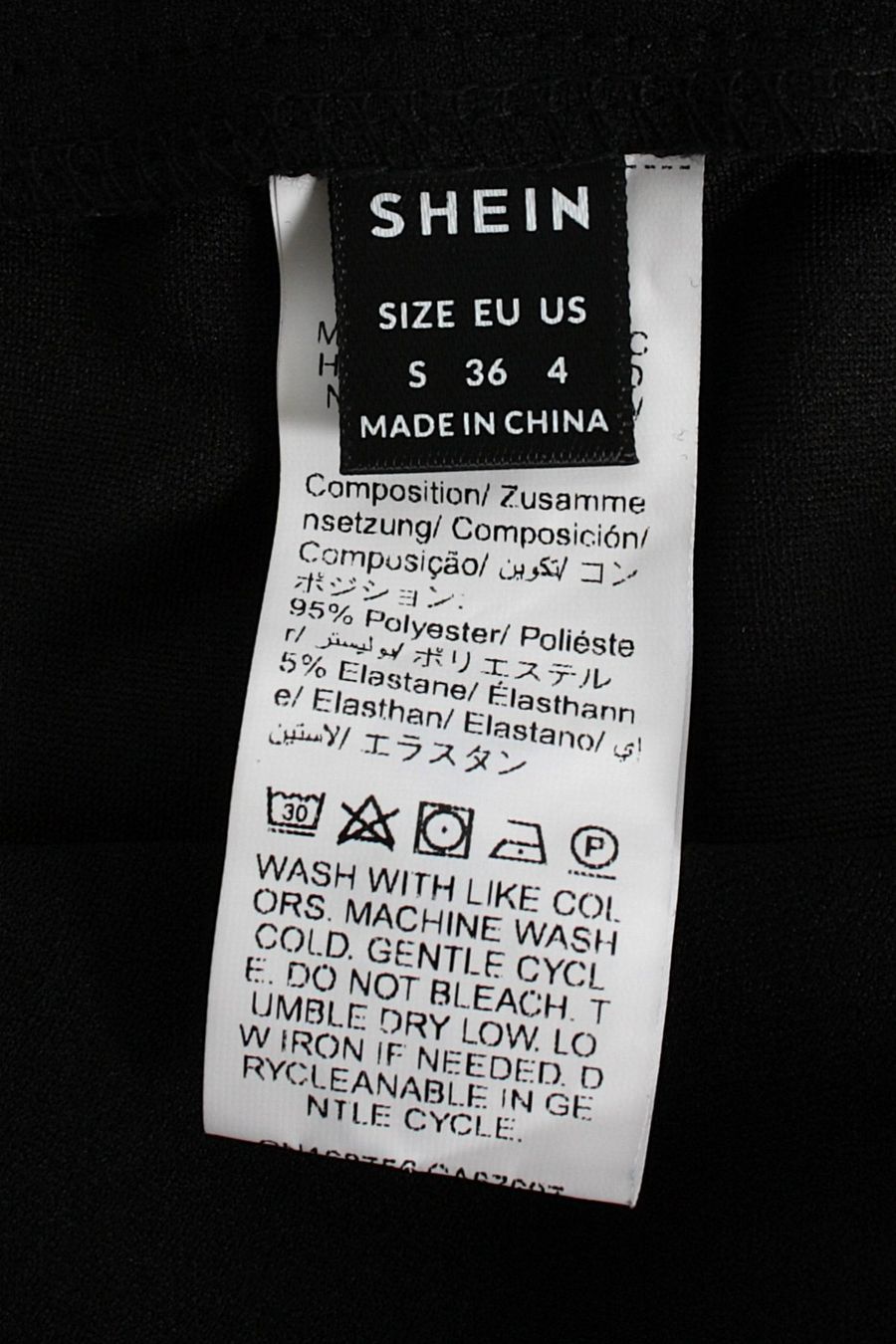 Shein Hosen: SHEIN Stoffhose schwarz 36 – Gebraucht aus Zollikofen von Restwert_Zollikofen 2