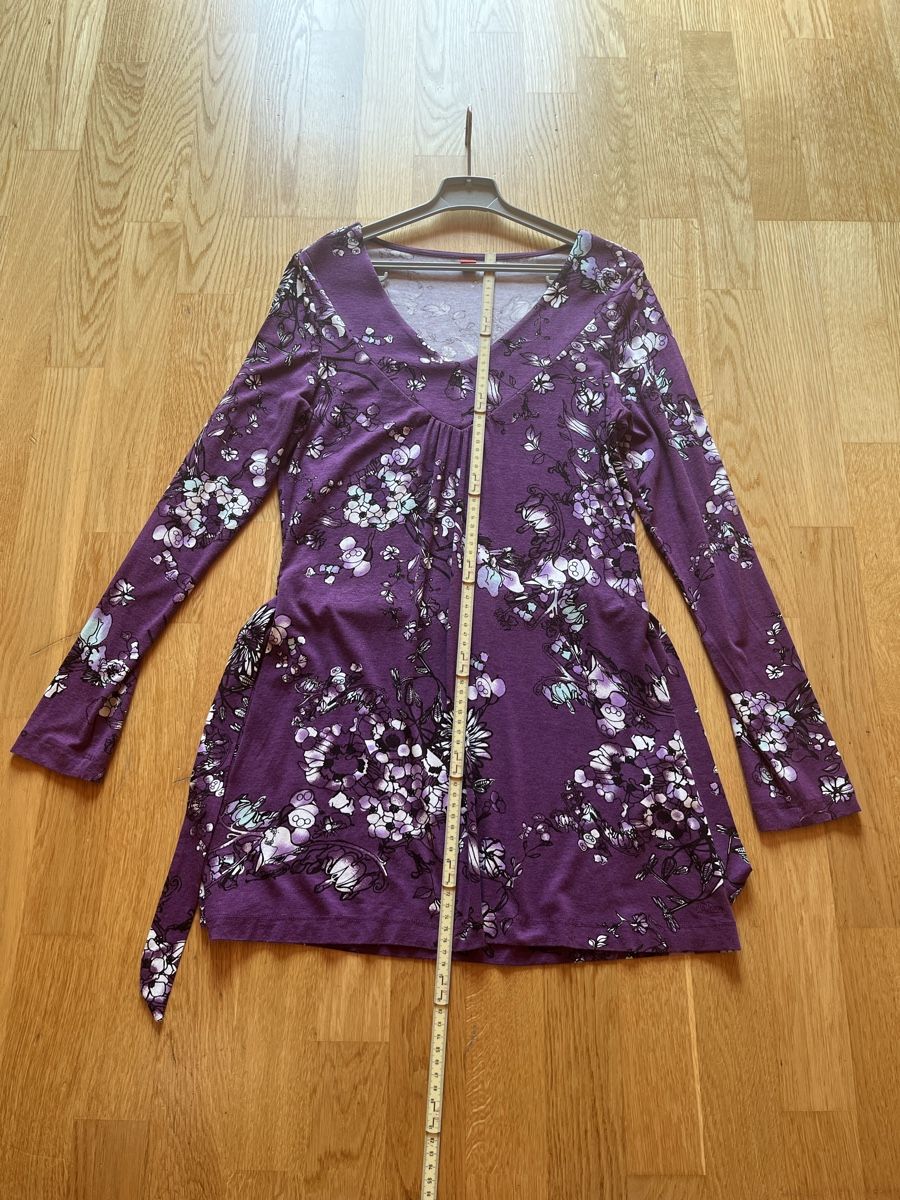 S.Oliver Vestiti: s.Oliver Kleid / Lila / Blumenmuster / Gr. 36 – Usato da Hünibach venduto da s.leptir 3