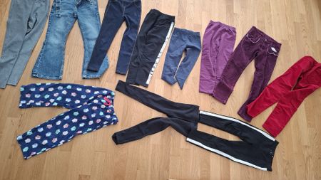 Hose, Leggings Mädchen, Mix, Grösse 110/128, Top Zustand!