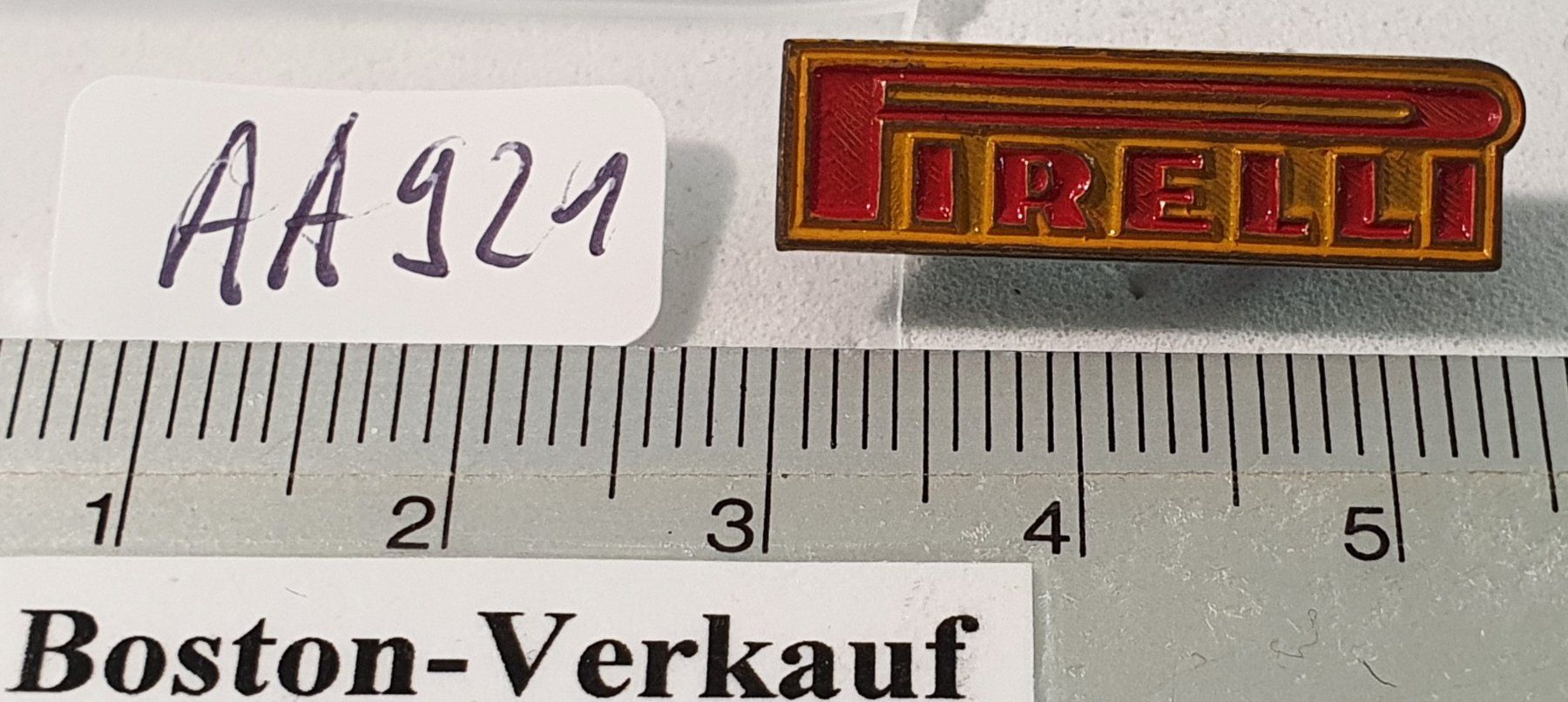 Spille & Fermagli: AA921 Alte Brosche PIRELLI Pneu RAR – Usato da Reinach BL venduto da Boston-Verkauf 2