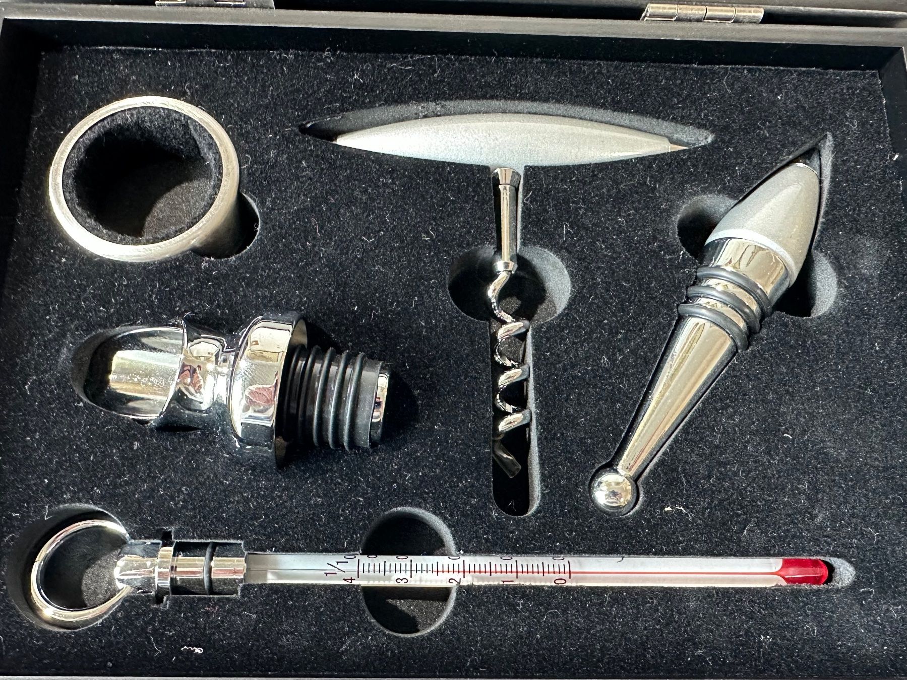 Apribottiglie & Tappi per chiusura: Bormioli Rocco - Wein Degustationsset / Korkenzieher-Set – Nuovo e nell'imballaggio originale da Zürich venduto da Mas7 1