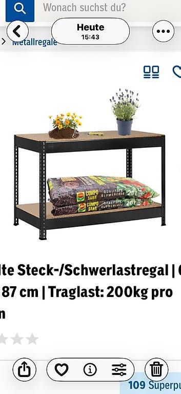 Scaffali: Schwerlast Regal – Usato da Gempenach venduto da Mittelpudel
