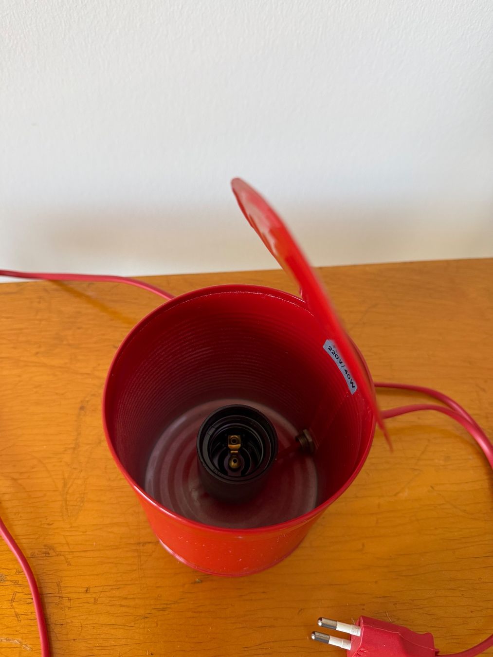 Lampes: Rote Konservendosenlampe Pop Art 80er – D'occasion à Luzern par Mamutpe 3