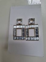 Jolies boucles d'oreilles carrées - Quadratische Ohrringe 
