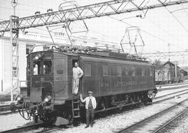 BLS Lötschberg Lokomotive Be 5/7 (1913–1964) Bahnhof Bern G