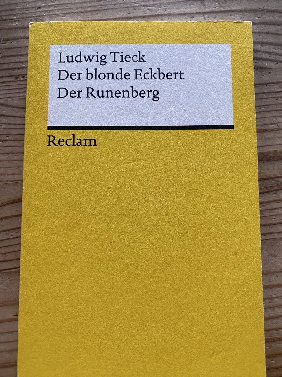 Livres: Der blonde Eckbert und Der Runenberg – D'occasion à St. Gallen par Margritli06