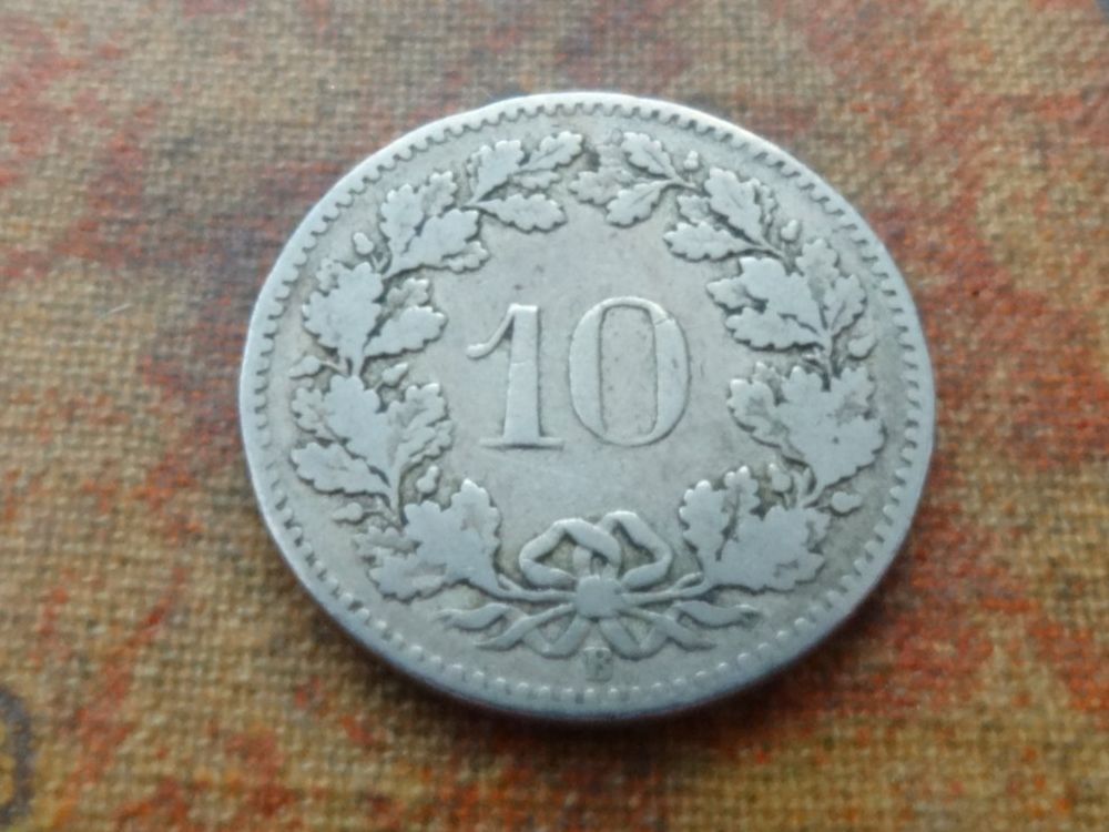 Tutti le monete: 10 Rp. 1880  (B) – Usato da Romanel-sur-Lausanne venduto da Swift13 1
