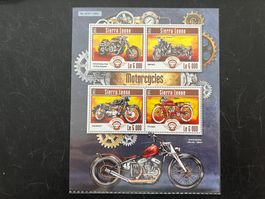 2015 Sierra Leone Harley Davidson Block **  (A532)