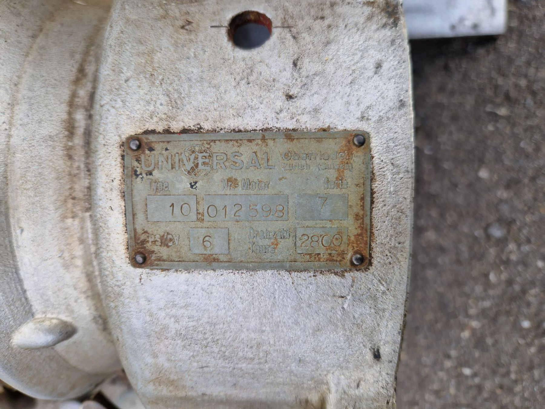 Aebi Trattori: Motorenteile Universal Motor Typ 10, Aebi Motormäher – Difettoso da Dürnten venduto da Bachtel84 7