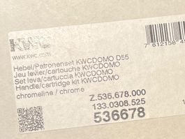 KWC Hebel/Kartuschenset D55 chromeline neu