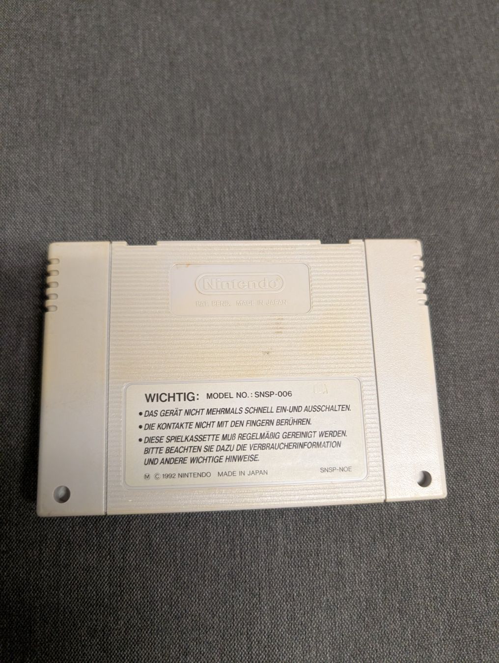 Giochi: Super tennis super Nintendo – Usato da Giubiasco venduto da Ticinerd 1