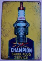 Champion Blechschild 20 x 30 cm. Kostenfreie Zustellung!