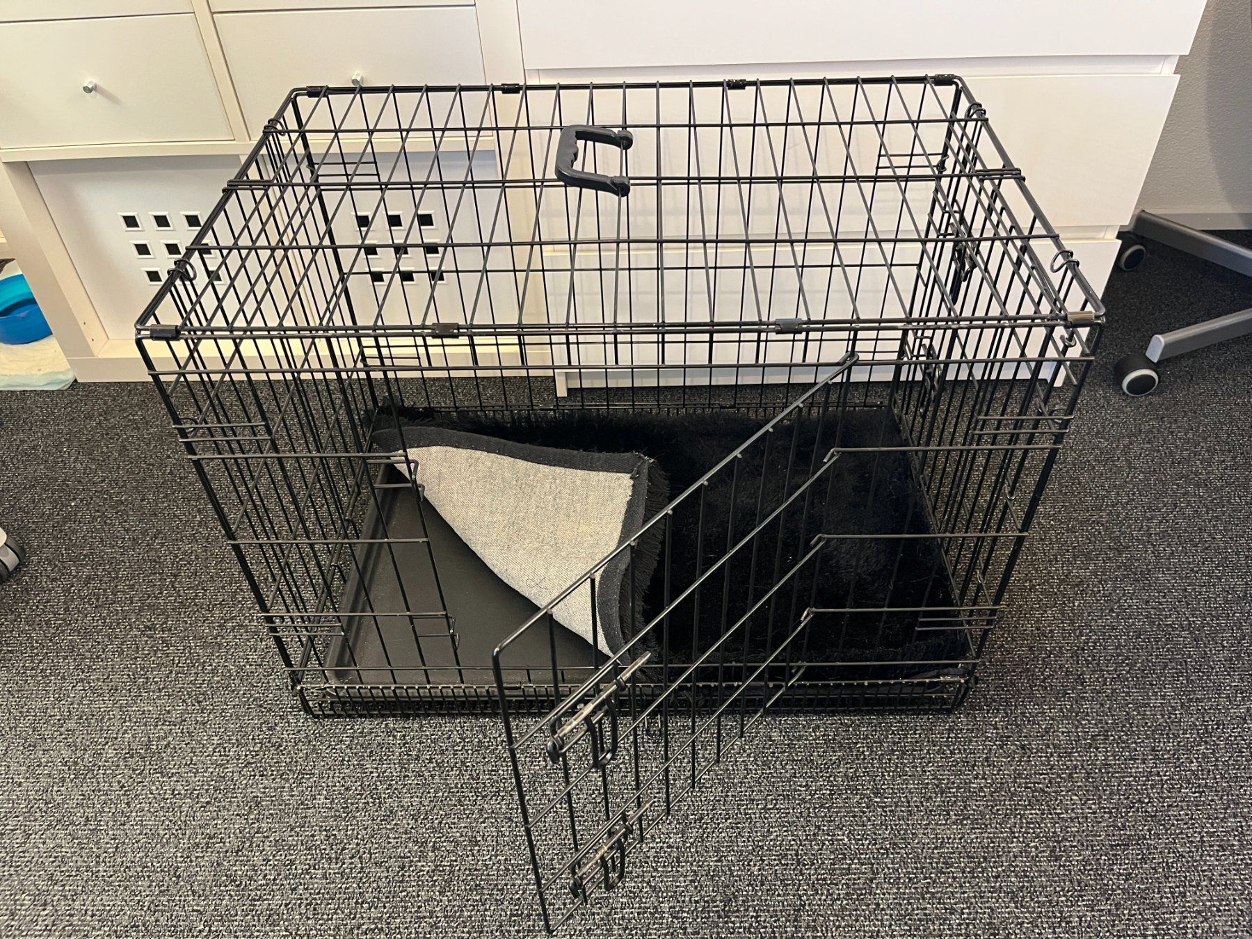Käfige, Transport & Sicherheit: Hundebox mit Tragegriff / Dog Crate – Gebraucht aus Rütihof von SwissEritageAndMore 2