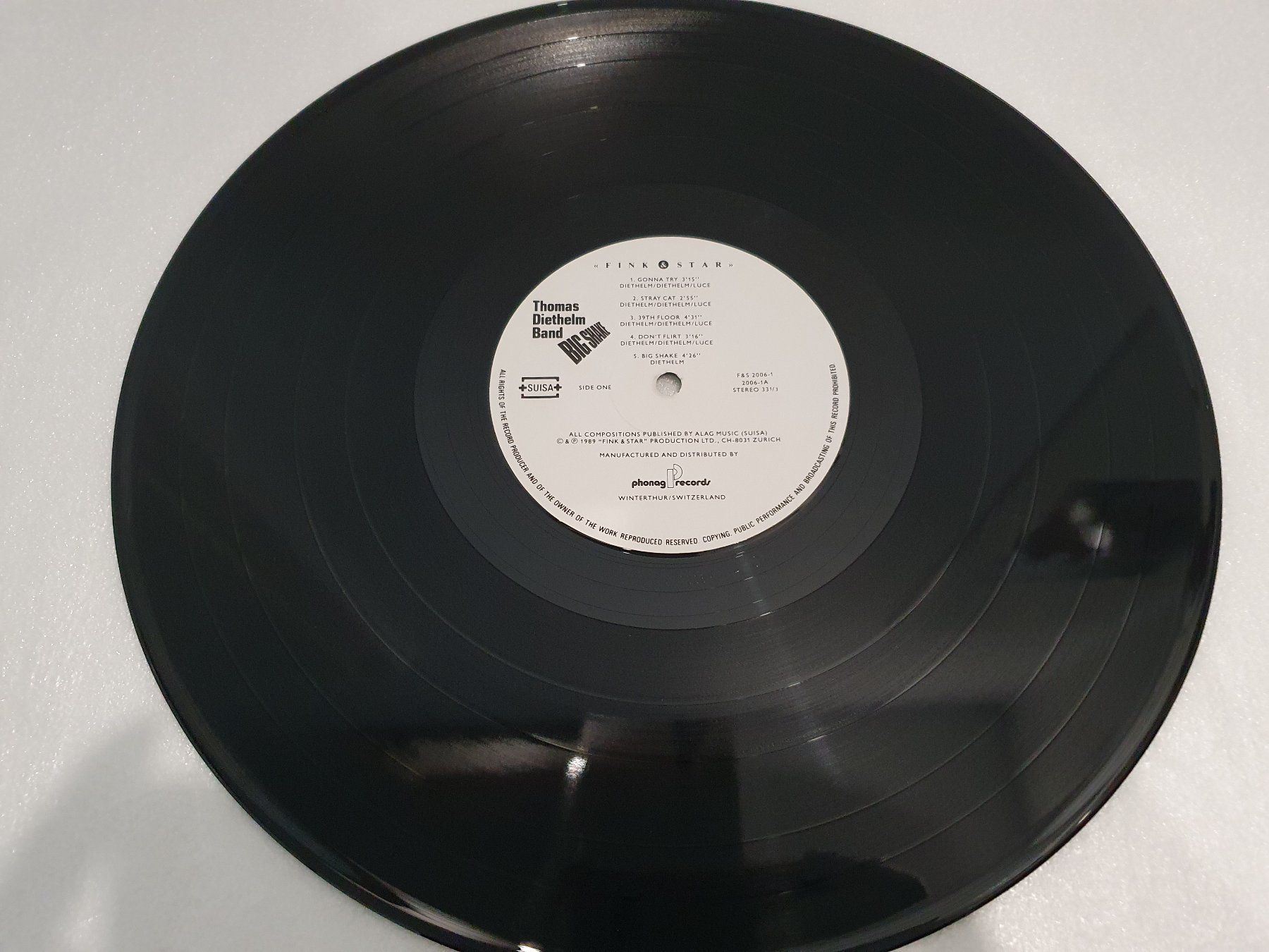 Dischi in vinile: Thomas Diethelm Band – Big Shake – Usato da Uster venduto da Vinyl-Leidenschaft 2