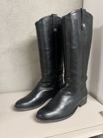 FRYE „Melissa Button“ Echtleder-Reitstiefel Schwarz – Gr. 41