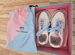 Chiara Ferragni Sneaker weiss Glitzer 39