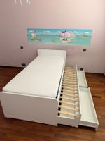 Bett mit Zusatzbett (zB für Kinderzimmer)