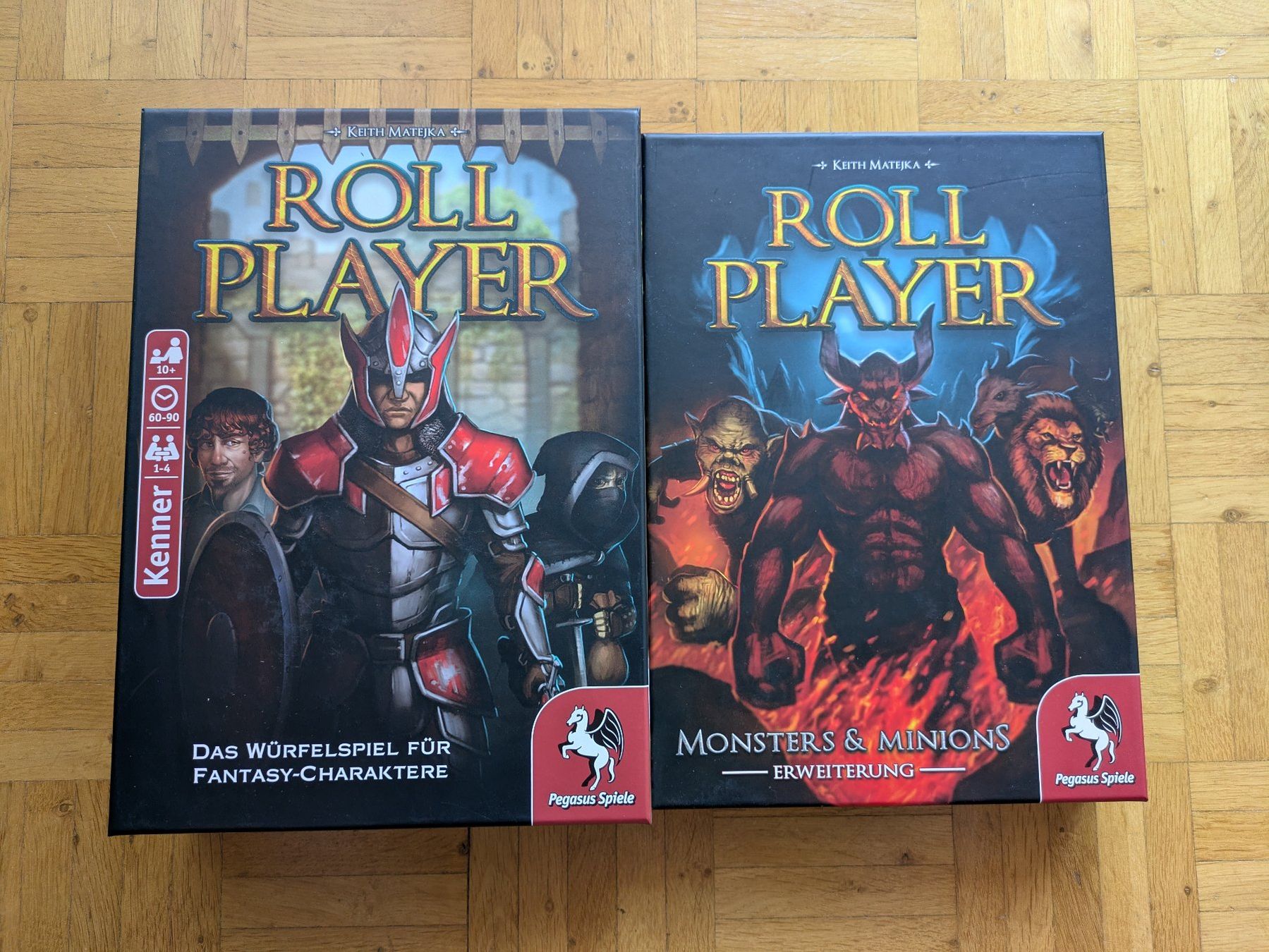Spiele: Roll Player mit Addon Monsters & Minions [Brettspiel] – Gebraucht aus Stalden (Sarnen) von Fenix2k