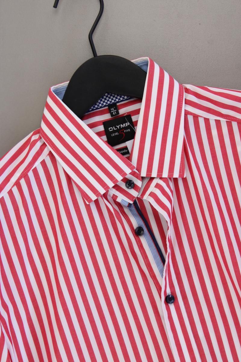Chemises: Olymp Kurzarmhemd Gr. Hemdgröße 41 rot – D'occasion à Neustadt an der Waldnaab par SecondLifeFashion 1