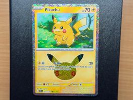 Pikachu (023/128) (01/30) - 30ᵉ Anniversaire - 30C FR