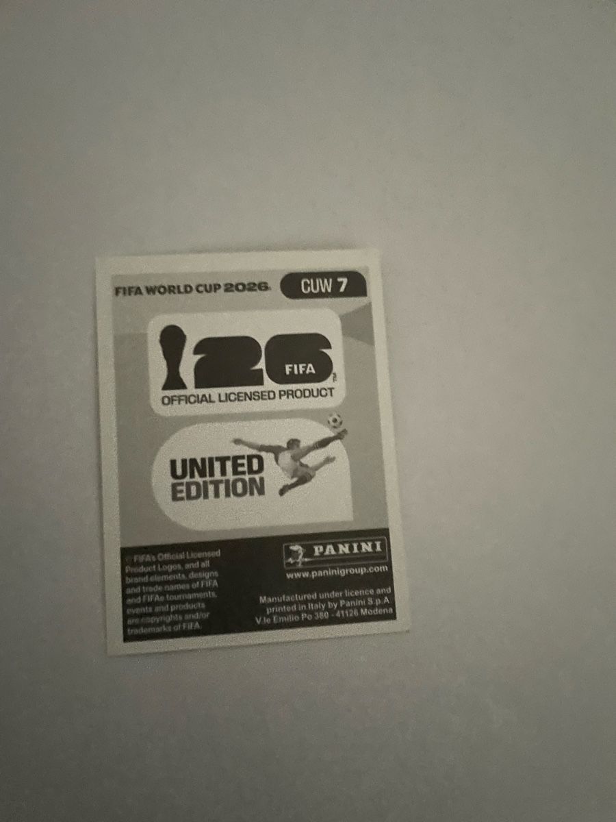 Panini Carte collezionabili: FIFA WM 2026 Roshow Van Eijma CUW 7 – Nuovo (secondo la descrizione) da Winterthur venduto da Cobraforce 1