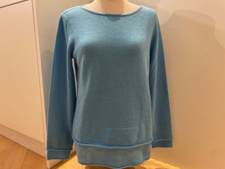 Türkiser MADELEINE Kaschmir Pullover Gr. 36 / 38