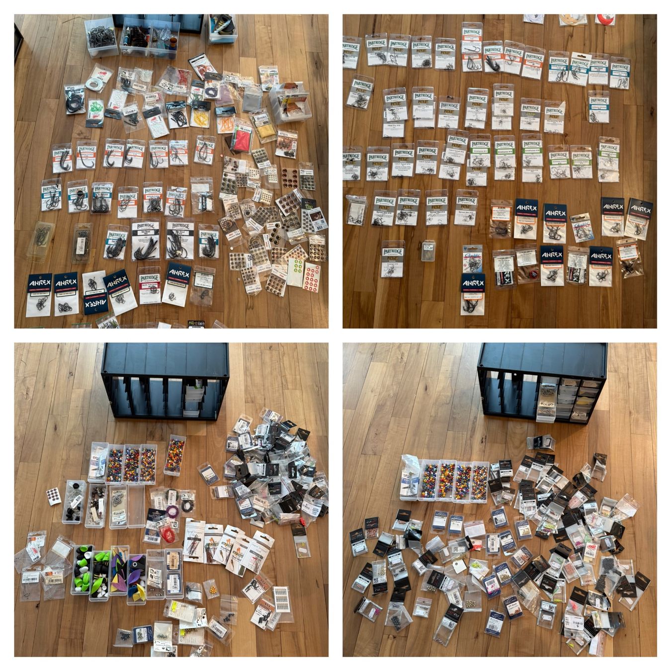 Esche: Fliegenbindesammlung, 800 Einzelpositionen, Neupreis >7200 – Usato da Schlierbach venduto da micheljoka 1