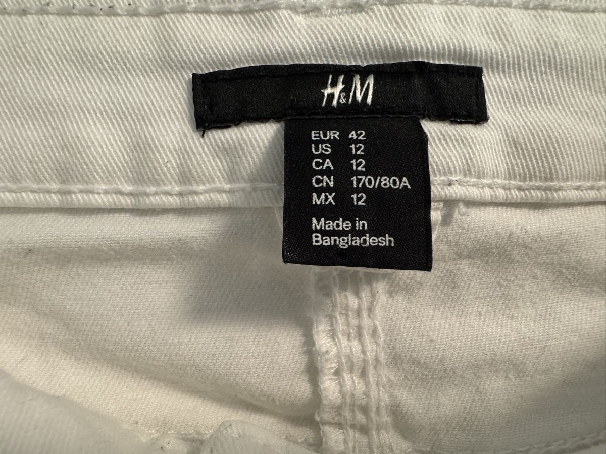 H&M Jeans: Jeans Hotpants weiss – Usato da Zürich venduto da ljp_2hsx 2